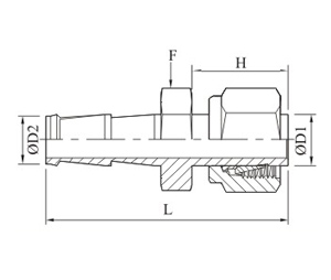 Hose To Tube Compression For Fractional Tube Drawing