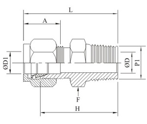 Male Connector Drawing