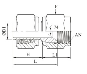 Tube To An Adapter Drawing