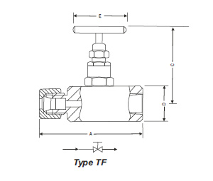 Needle Valve SECED Drawing